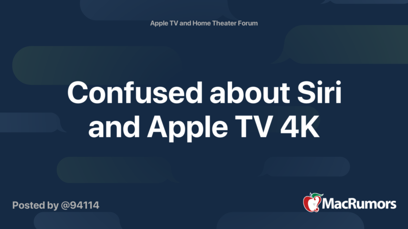 Apple TV 4K ne répond pas à Siri correctement