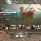 A virtual screen shows Netflix playing