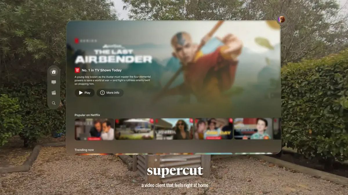 Découvrez Supercut : l’app Netflix et Prime Video sur Vision Pro