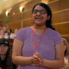 Nisha Murali in &ldquo;Girls State.&rdquo; (Apple TV+)