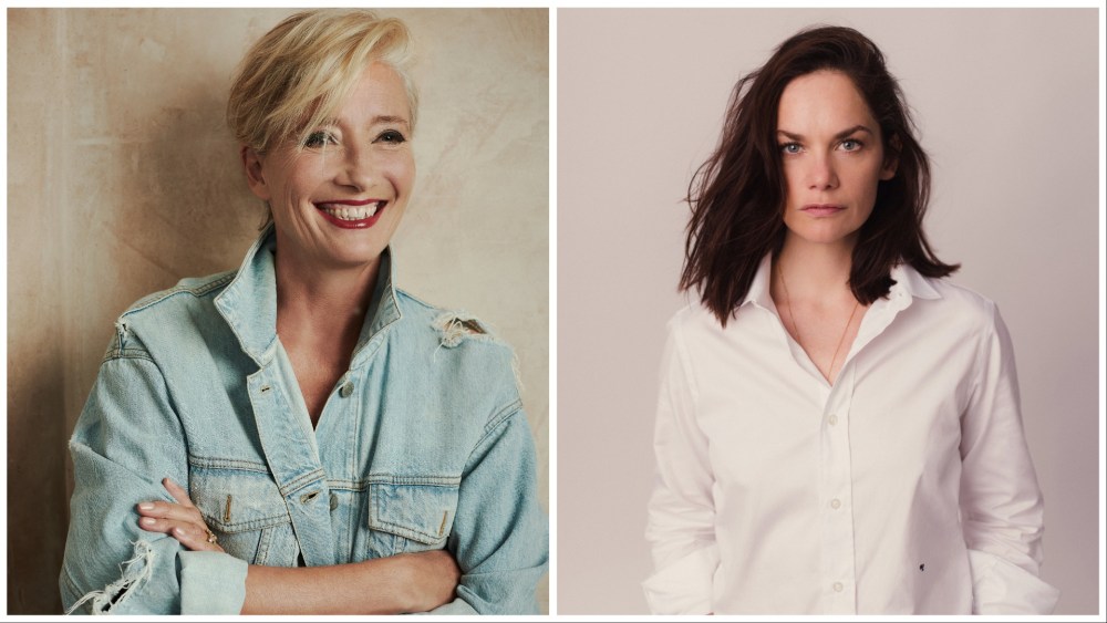 Emma Thompson et Ruth Wilson dans la série Apple TV+ ‘Down Cemetery Road’