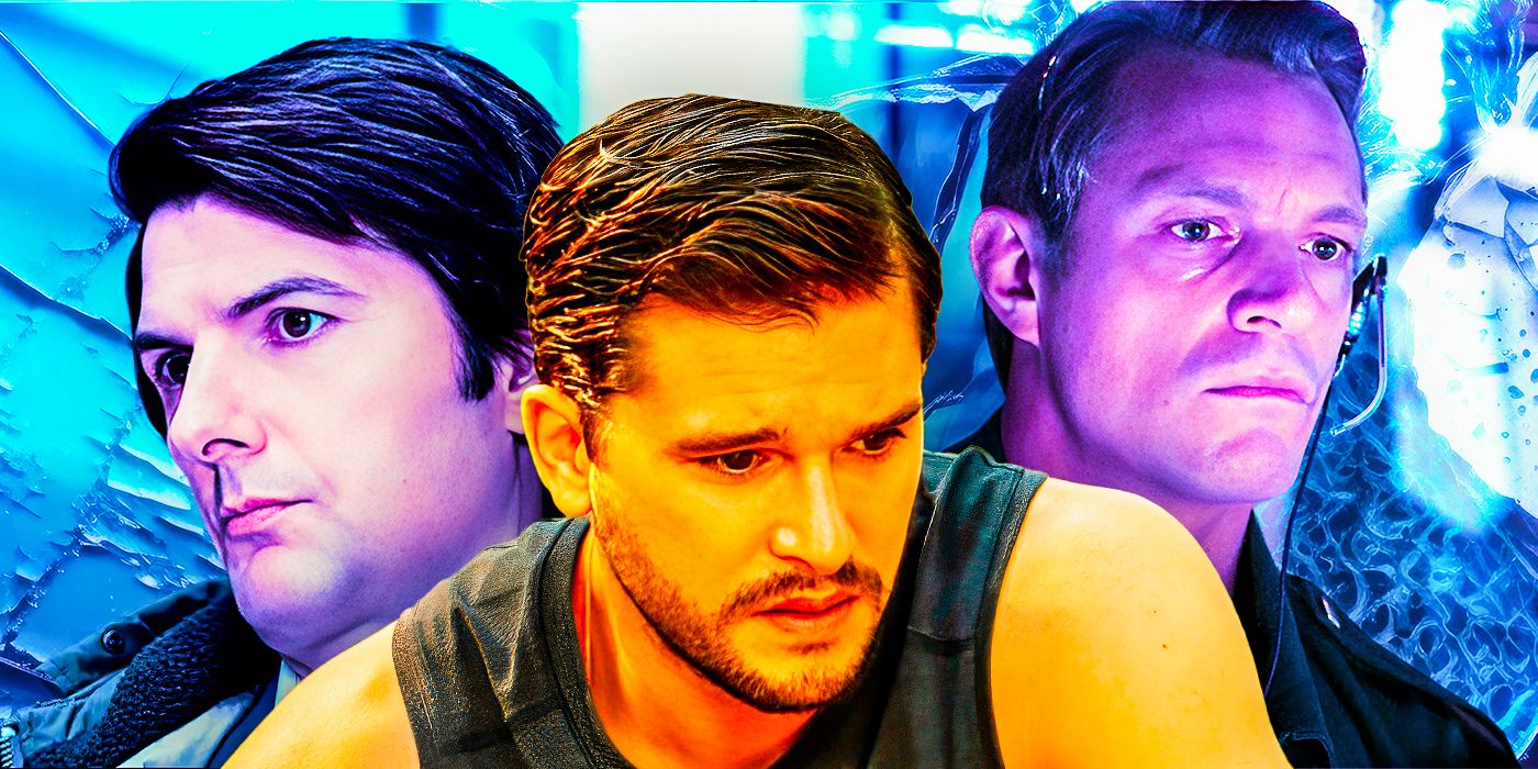 (Kit-Harington-as-Nicholas-Bilton)-from-Extrapolations-&-(Joel-Kinnaman-as-Edward-Baldwin)-from-For-All-Mankind-&-(Adam-Scott-as-Mark)-from-Severance