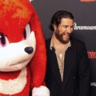 Knuckles looked stressed out at Idris Elba’s Knuckles premiere