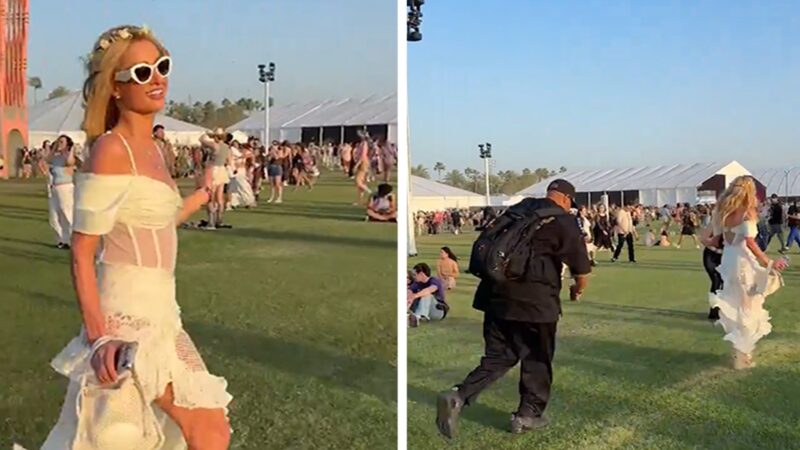 Paris Hilton crée une parodie hilarante d’elle-même à Coachella 2024