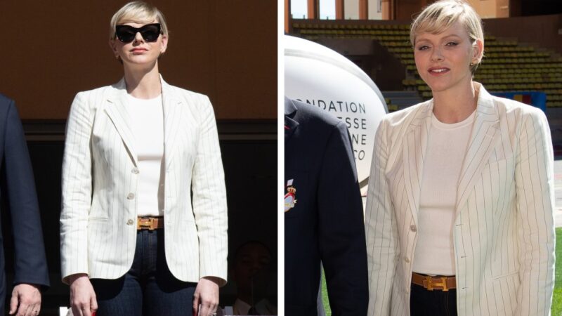 Princess Charlene de Monaco rayonne au tournoi de rugby Sainte Dévote