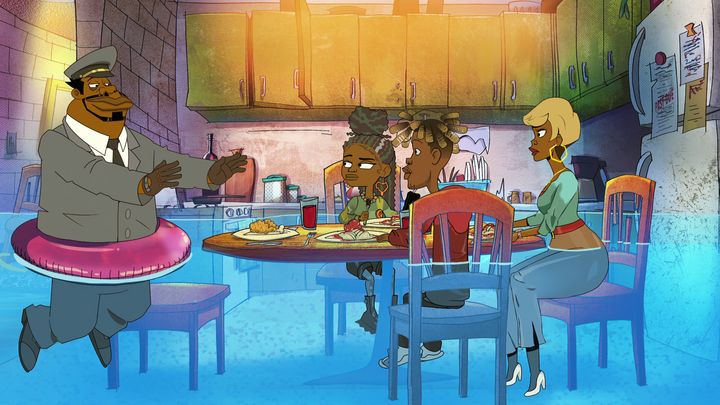 J.B. Smoove voices Reggie, Marsai Martin is Grey, Jay Pharoah is Junior and Yvette Nicole Brown is the voice of Beverly in the new "Good Times."