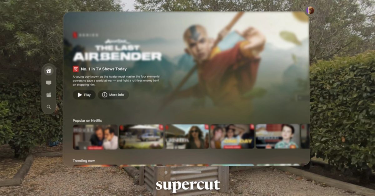 Supercut : Le Meilleur Moyen de Regarder Netflix sur Apple Vision Pro