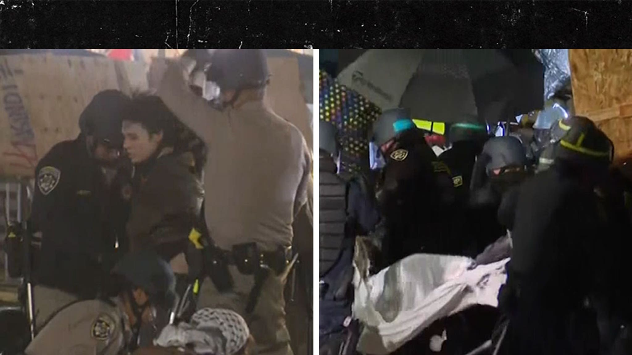 Violente intervention policière à UCLA lors d’une manifestation pro-palestinienne