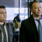 Andrew Terraciano as Sean Reagan and Donnie Wahlberg as Danny Reagan in 