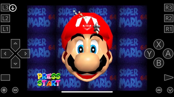 hero retroarch iphone mario64