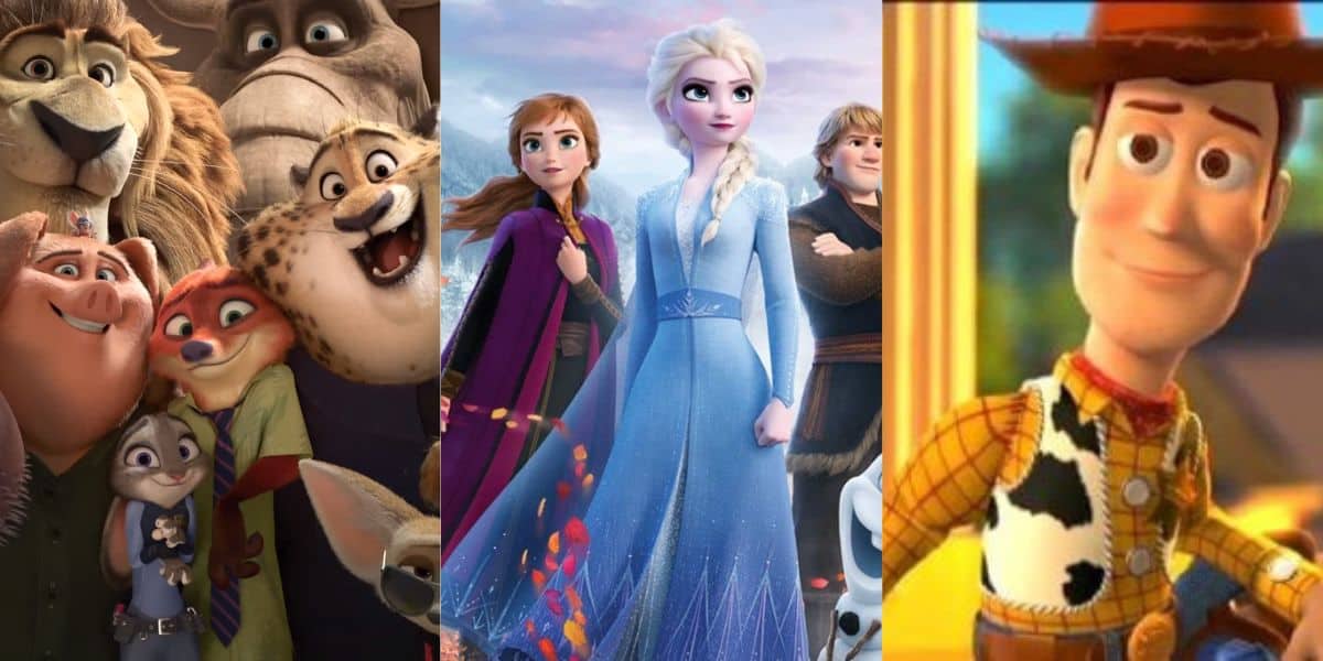Zootopie, La Reine des neiges et Toy Story