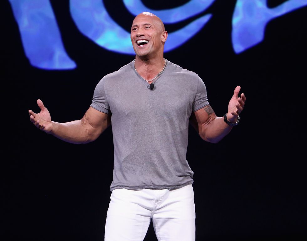 Dwayne Johnson dwayne johnson promotes moana, disney