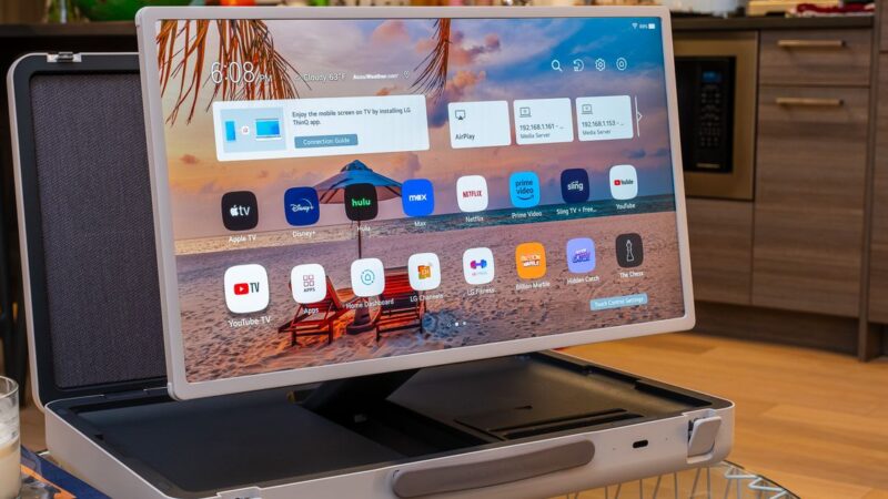 Découvrez la TV portable LG StanbyME Go : une innovation à ne pas manquer