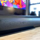 Sonos Arc in front of Samsung Q80C
