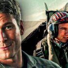 Glen Powell and Tom Cruise