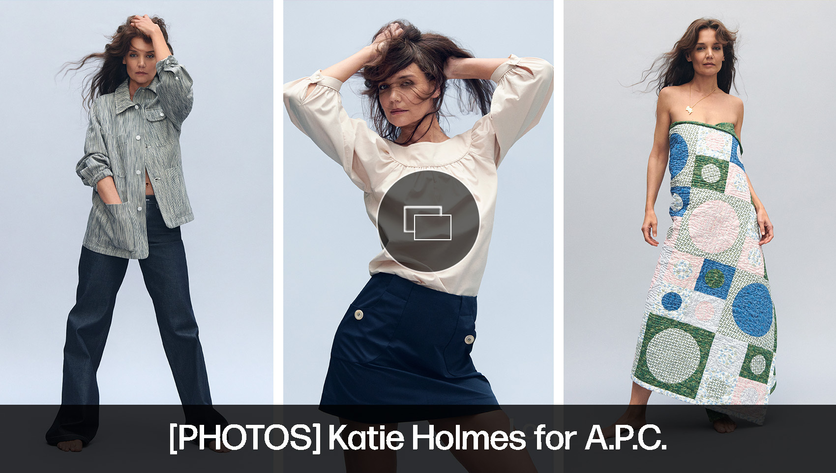 Katie Holmes pour APC 2024, collaboration de collection de vêtements, Interaction #24
