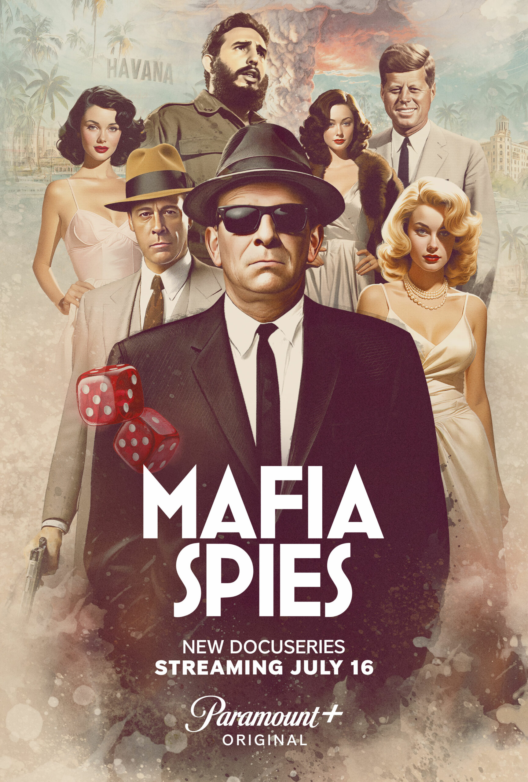 Sortie de la série documentaire MAFIA SPIES sur Paramount+ : Un affrontement entre la CIA et la mafia pour assassiner Fidel Castro.
