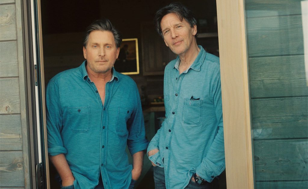 Emilio Estevez and Andrew McCarthy - ABC News Studio