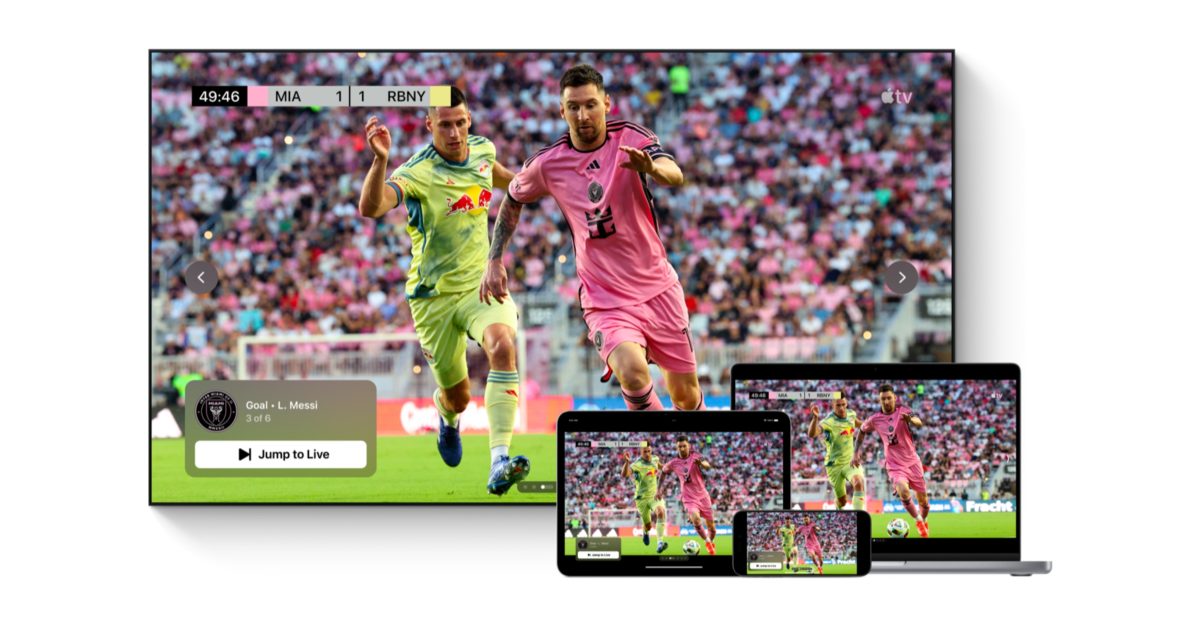 Apple lance une nouvelle fonction “Catch Up” dans le cadre de la MLS Season Pass.
