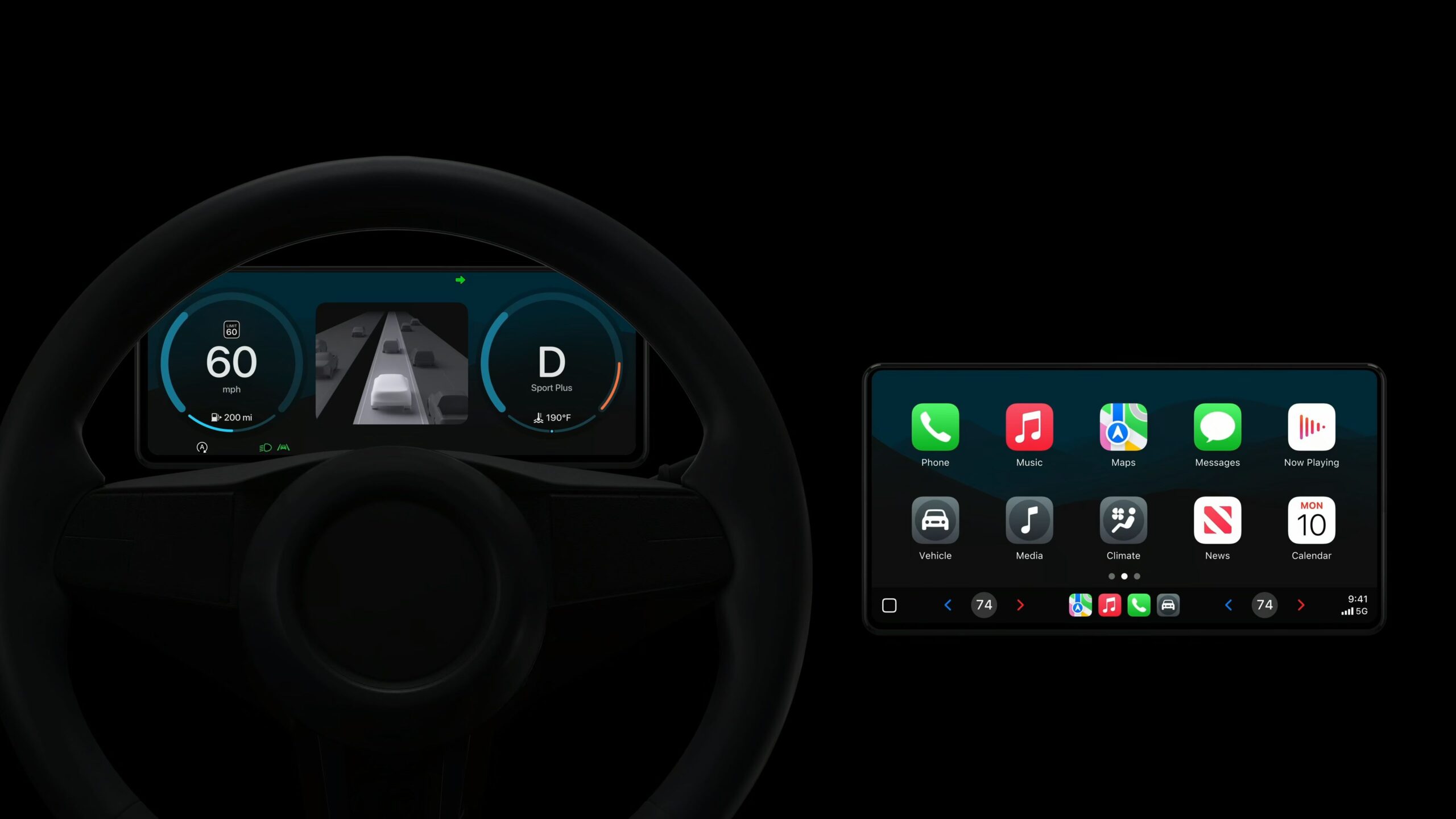 Découvrez les nouvelles applications Next Generation CarPlay 2024