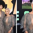 Gammy Norris, Willow Smith and Jada Pinkett Smith mother at the premiere of "Bad Boys: Ride or Die" at the TCL Chinese Theater on May 30, 2024 in Hollywood, California.