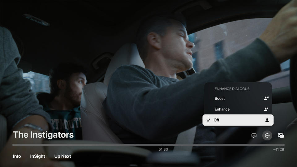 Apple tvOS 18 - Dialogue Amélioré
