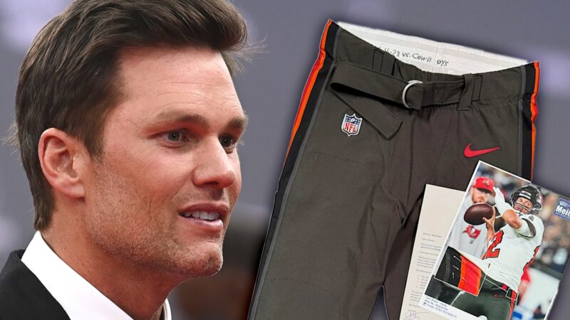 Les pantalons de Tom Brady vendus aux enchères à un prix fou de 89 000 $