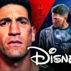 John Bernthal as Punisher, Disney Plus logo
