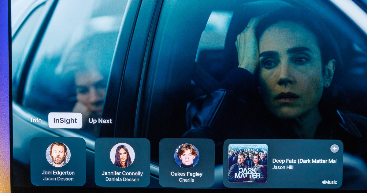 Découvrez la nouvelle fonctionnalité InSight d’Apple TV : tout savoir sur les acteurs et la musique en un clic