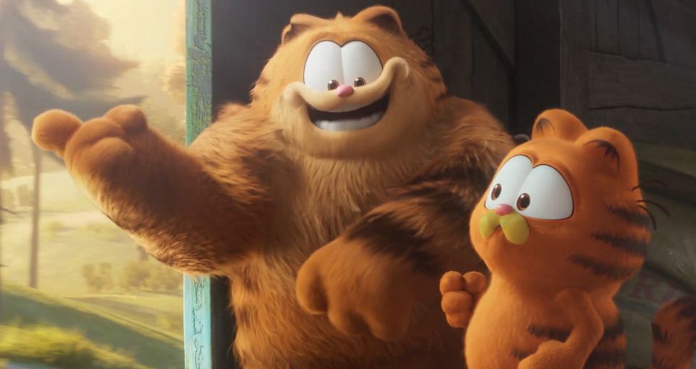 Vic and Garfield, The Garfield Movie trailer vic and garfield, the garfield movie trailer