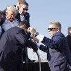 Donald Trump Rushed Off Stage at Pennsylvania Campaign Event With Bloodied Ear After Gunshots Reportedly Heard