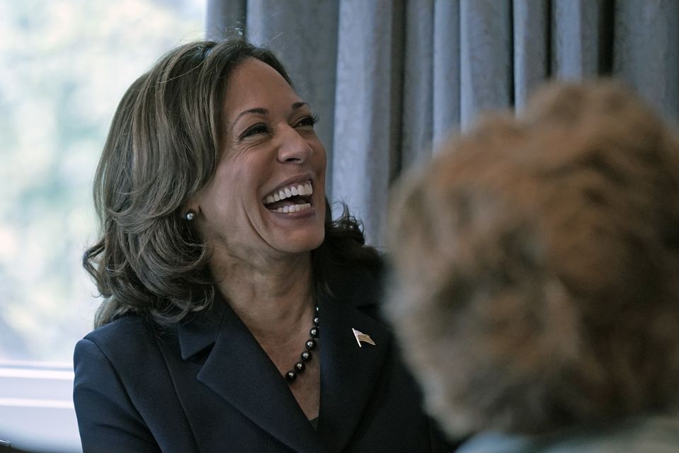 Jennifer Aniston also posted a video of Vice President Kamala Harris (Niall Carson/PA)