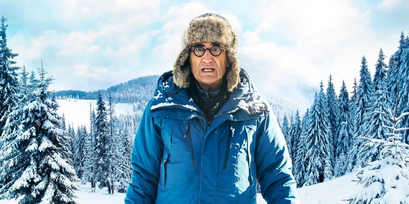 The Reluctant Traveler - Eugene Levy looks exasperated