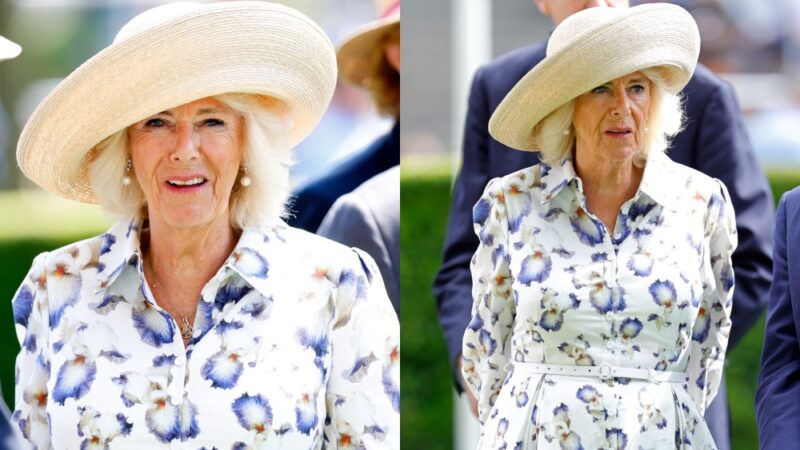 Queen Camilla rayonne dans une nouvelle robe florale !
