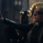 Ewan Mitchell as Aemond Targaryen, currently serving in his brother