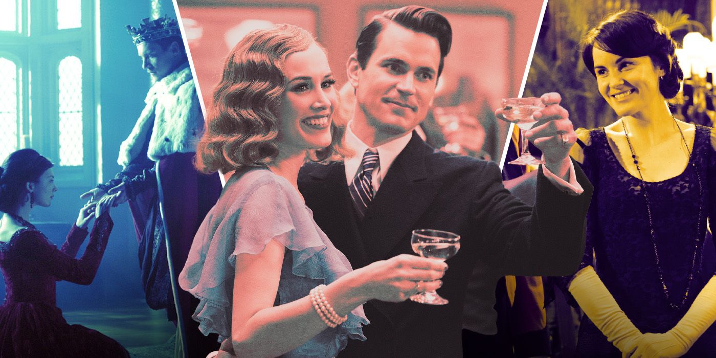 Scenes from The Tudors, Downton Abbey, and The Last Tycoon