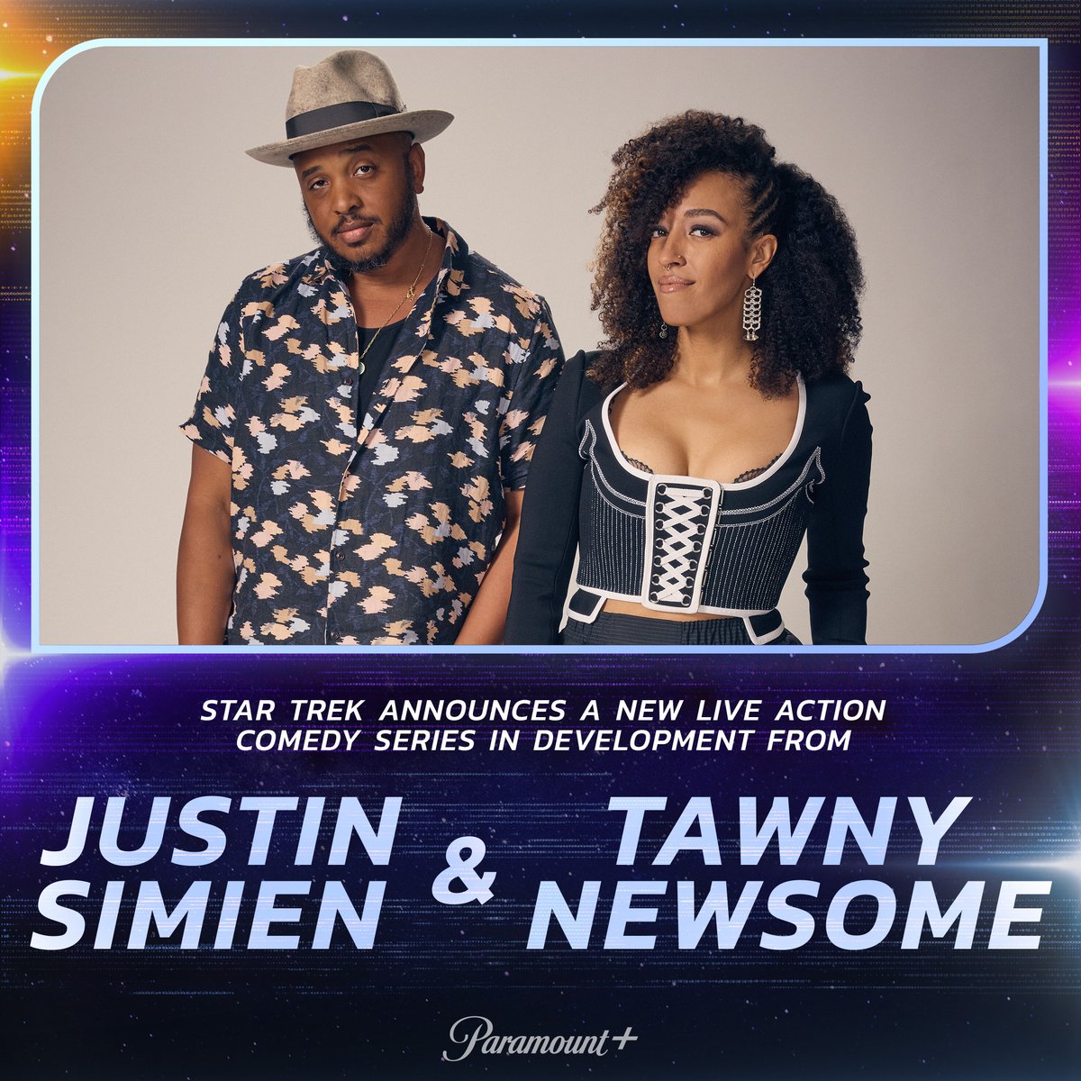 Les stars vocales de 'Lower Decks', Justin Simien et Tawny Newsome, écrivent un nouveau spectacle de comédie de 'Star Trek'