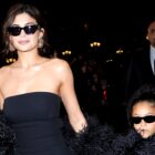 PARIS, FRANCE - JANUARY 24: Kylie Jenner and Stormi Webster attend the Valentino Haute Couture Spring/Summer 2024 show as part of Paris Fashion Week on January 24, 2024 in Paris, France. (Photo by Jacopo Raule/Getty Images)