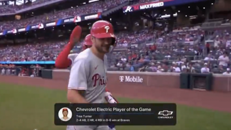 Les commentateurs Phillies se moquent du speaker des Braves après la défaite