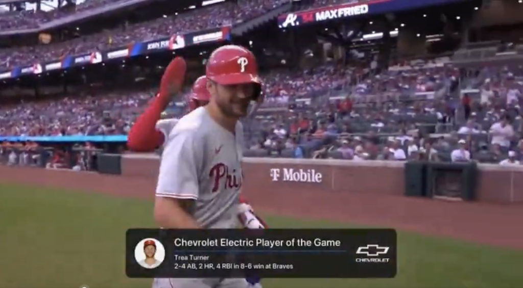 Les commentateurs Phillies se moquent du speaker des Braves après la défaite