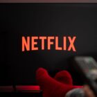 Man watching Netflix on TV