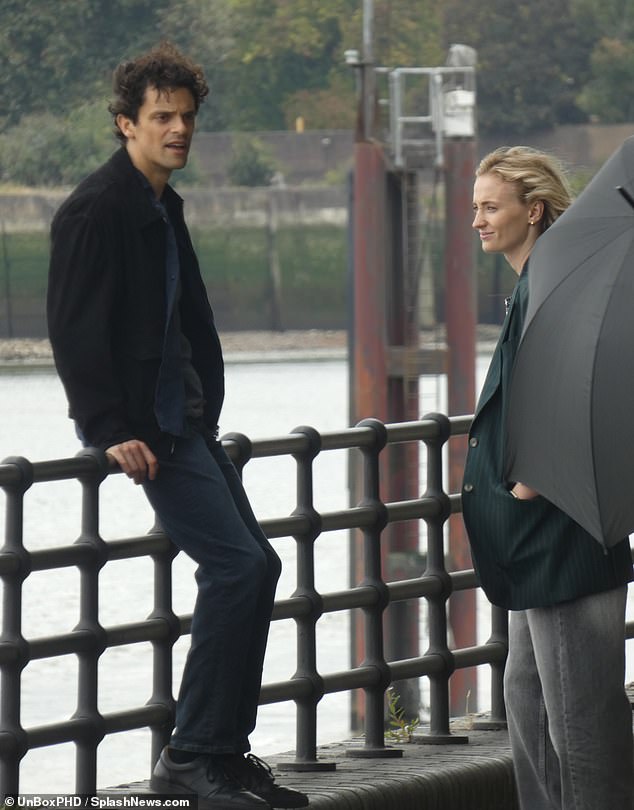 Jacob Anderson during filming