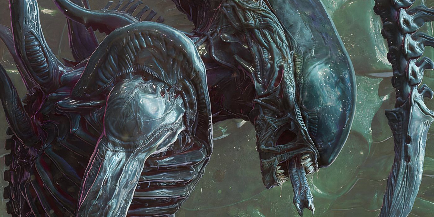 Alien: Romulus #1 art featuring the menacing Xenomorph.