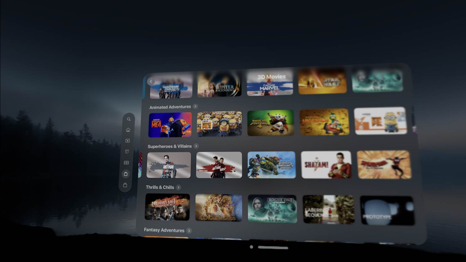 Film en 3D sur Apple Vision Pro