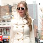 NEW YORK, NY - JUNE 6: Anna Delvey is seen arriving at an immigration hearing on June 6, 2024 in New York, New York. (Photo by MEGA/GC Images)