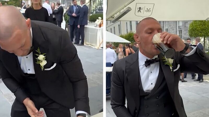 Conor McGregor célèbre sa sœur avec une pinte avant de revenir au UFC