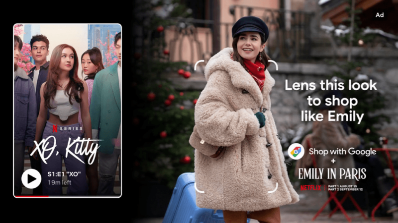Google s’associe à Netflix pour révolutionner le shopping dans Emily in Paris saison 4
