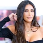 Kim Kardashian attends KKW Beauty launch at ULTA Beauty on October 24, 2019 in New York City. 