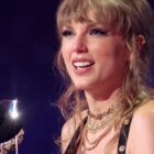 NEWARK, NEW JERSEY - SEPTEMBER 12: Taylor Swift accepts the Best Pop award for "Anti-Hero" onstage during the 2023 MTV Video Music Awards at Prudential Center on September 12, 2023 in Newark, New Jersey. (Photo by Mike Coppola/Getty Images for MTV)