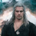 Henry Cavill as Geralt of Rivia in The Witcher season 3, with a cloud of smoke behind him